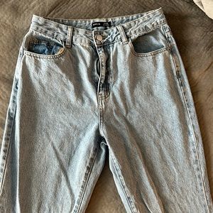 Light wash jeans